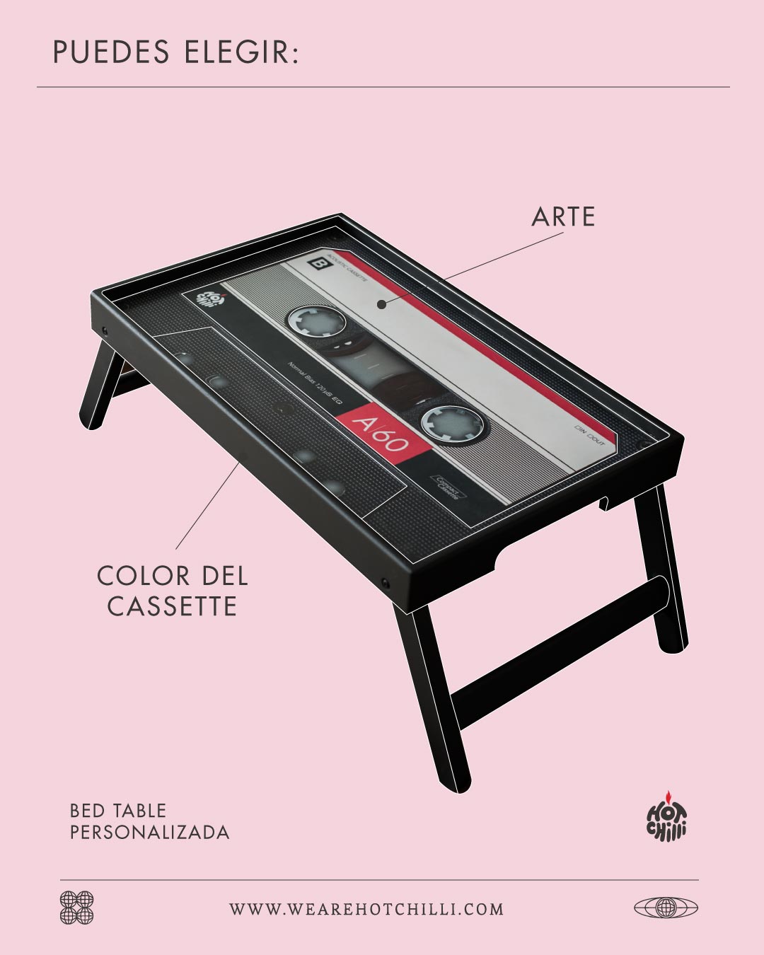 Bed Table Personalizada