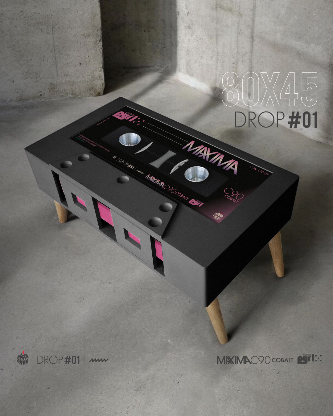 Classic 80x45cm - Drop #01